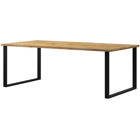 Jedálenský stôl HARO dub wotan / čierna